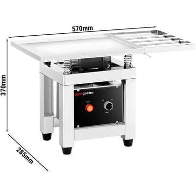 GGM Gastro Schokoladen-Rütteltisch - 30 Watt - max. 30kg - Edelstahl
