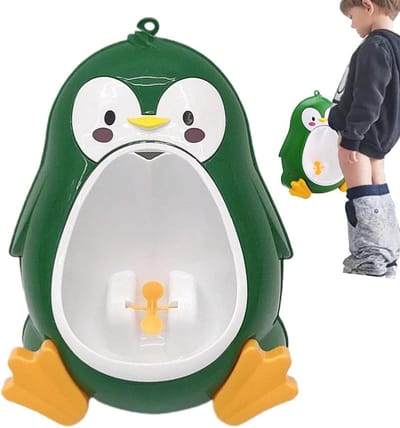 Potty Training Urinoir - Jongens Toilet - Zindelijkheid Trainen - Draaiende Windmolen - 37 x 16.5 cm - Groen