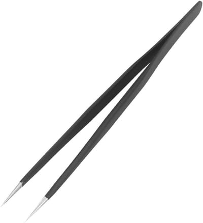 Antistatisch Pincet - Precisie Tang - Elektronica Reparatie - Niet-magnetisch - 14 cm - Zilver