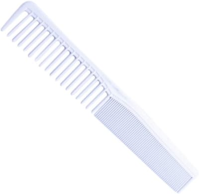 Kapperskam Set - Styling Kam - Haar Knippen - Dubbelzijdig Ontwerp - 17.5 cm - Wit