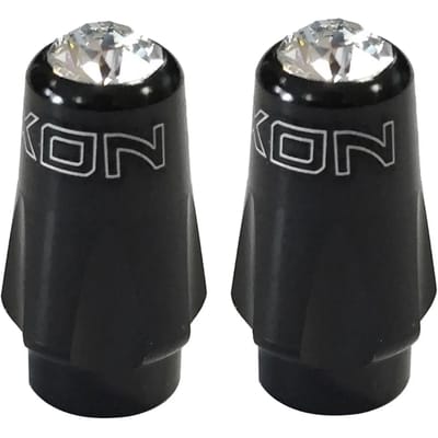 Bouchon van ventiel in 6061-aluminium met swarovski-kristal XON Presta (x2)