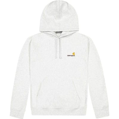 Carhartt Wip American Script Hoody Grijs