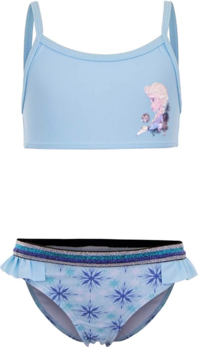 Meisjes Bikini - Frozen - Elsa - Lichtblauw - Maat 98/104 - 4 jaar (104 cm)