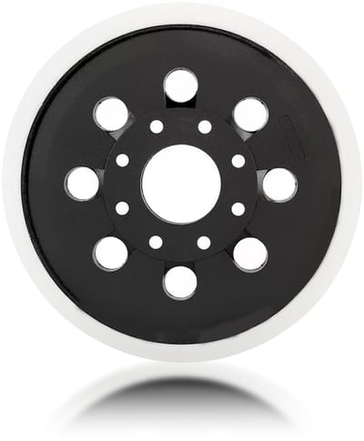 125 mm metalen polijstschijf met 8 gaten en 4 oogjes, klittenband systeem voor auto-detaillering, 1 stuk schuurschijf voor het verfijnen en polijsten van metalen oppervlakken