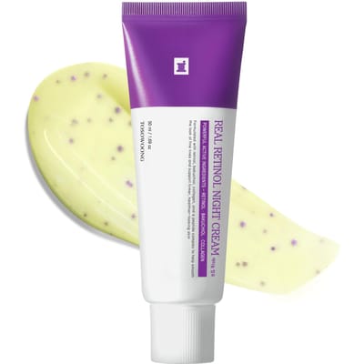 TOSOWOONG Echte Retinol Nachtcrème 50ml Retinol Bakuchiol Hydraterend Verstevigend Elasticiteit Rimpel Vermindering Tosowoon Koreaanse Huidverzorging Cosmetica 0.1 beige
