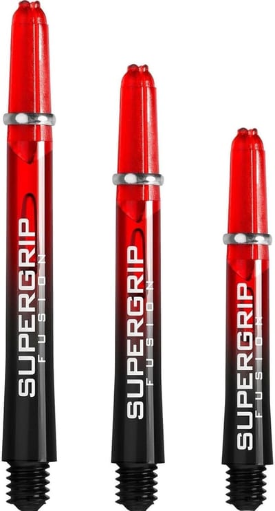 Dart Shafts Kort - Vlieg Assen - Precisie Werpen - Supergrip Ontwerp - Korte Lengte - Rood