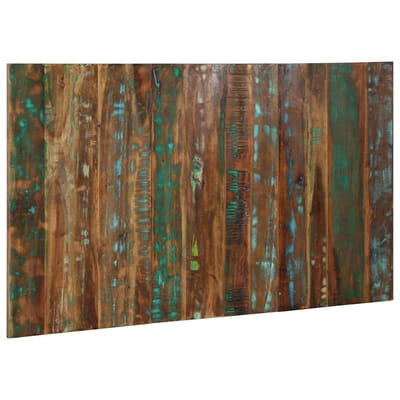 vidaXL - Hoofdbord - 140 - cm - massief - gerecycled - hout - meerkleurig