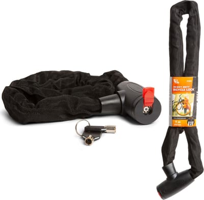Wheelzone - Kettingslot/Hangslot voor o.a. Fiets/Scooter/Brommer - 100CM - Fietsslot - met 2 sleutels