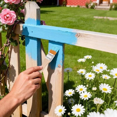 Kwastenset, 40 stuks, klein, 13 cm en 13,5 cm lengte, platte kwast met houten handvat voor penselen, kleuren, kunst, schilderbenodigdheden, lakken, schilderen, doe-het-zelf