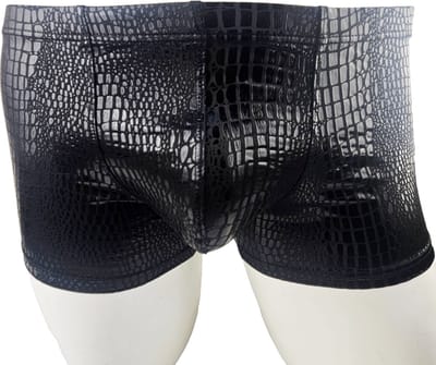 BamBella ® - Boxershorts - maat S/M - Sexy Boxer short onderbroek zwar glitter heren onderbroeken