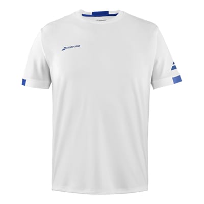 Babolat Play Crew Neck T-shirt Heren-Wit