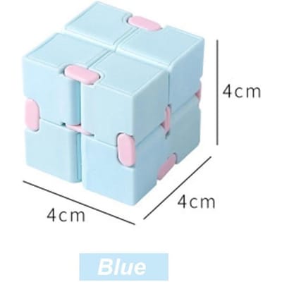 Magische Puzzel Kubus Stressverlichter Fidget Speelgoed voor Volwassenen en Kinderen Oneindig Draaien Zintuiglijke Plezier Cadeau voor Antistress Decompressie