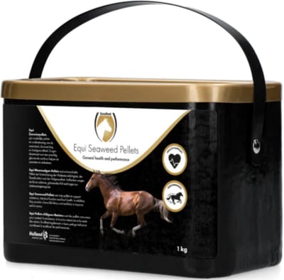 Excellent Equi zeewier pellets - 1 kg - Ondersteund de weerstand, darmwerking en hoefgezondheid - Geschikt voor paarden