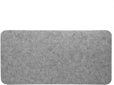 Famanu – Bureauonderlegger Vilten Onderlegger - Multifunctionele Kantoormuismat Vilten Onderlegger Bureauonderlegger Muismat voor Kantoor en Thuis 68 X 33 Cm(lichtgrijs)