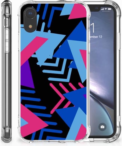 Apple iPhone Xr Shockproof Case Funky Triangle