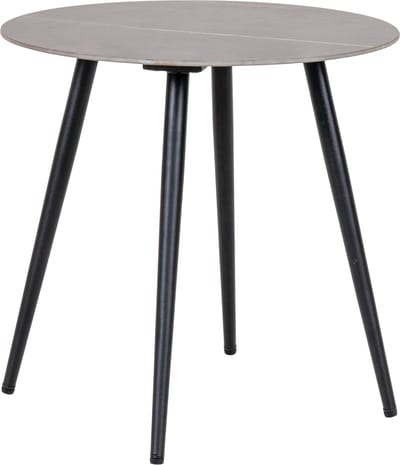 House Nordic Bijzettafel Lazio Keramiek Grijs Ø45cm