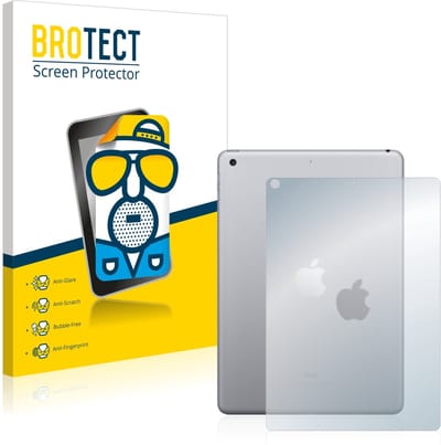 BROTECT - Screenprotector voor Apple iPad 9.7" 2017 (Achterkant, 5. Gen.) - Folie Beschermfolie matte 2 Stuks