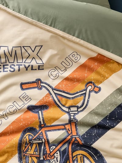 Vertbaudet Bedset dekbedovertrek en kussensloop kind BMX