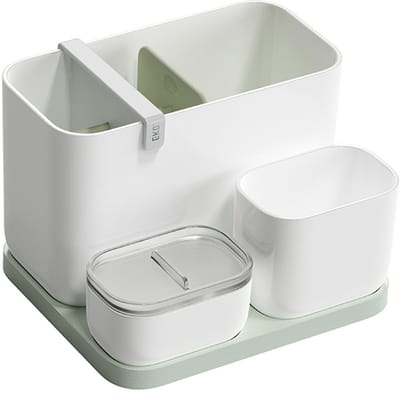 EKO - Bento Badkamer Caddies Set - Kunststof - Wit