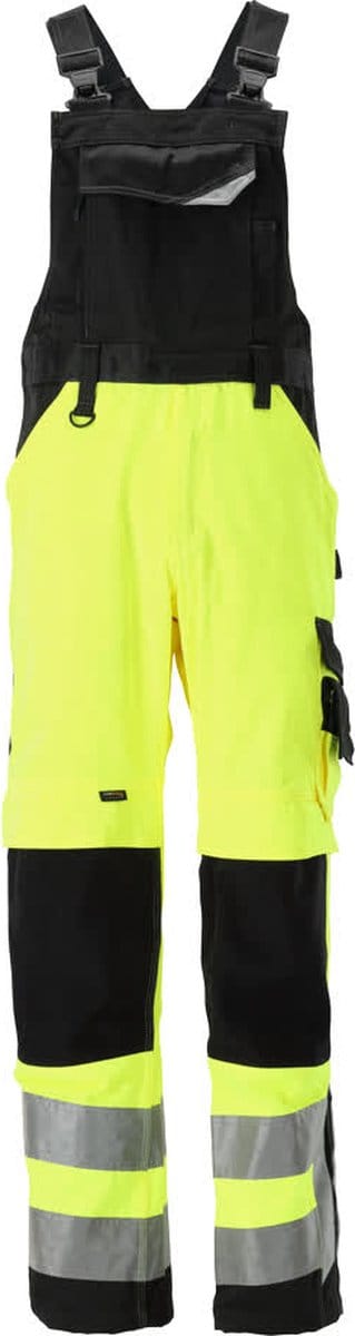 Mascot Safe Supreme Amerikaanse overall met kniezakken 15569-860 - Hi-Vis geel/zwart - C46 - 76