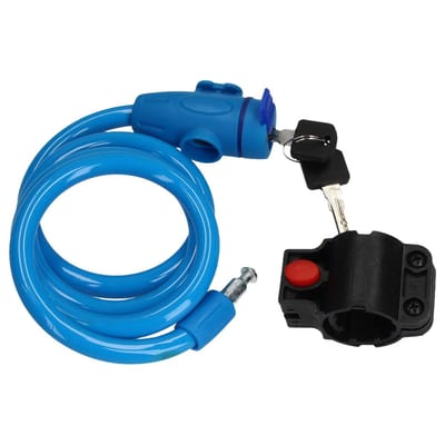 Kettingslot voor de Fiets met Beschermend Omhulsel Blauw – 16x11cm | Bescherming | Fietsslot