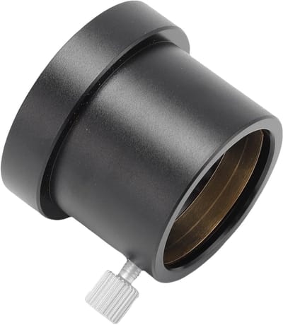 Telescoop Oculair Adapter van Messing met Veilige Klem voor Astronomie Enthousiastelingen, Aluminium Legering T2 naar 1.25 Inch Converter