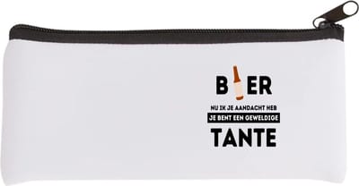 Akyol - bier, nu ik je aandacht heb je bent een geweldige tante Etui - Tante - de beste tante - verjaardagscadeau - verjaardag - cadeau - cadeautje voor tante - tante artikelen - kado - geschenk - gift - 20 bij 9 cm