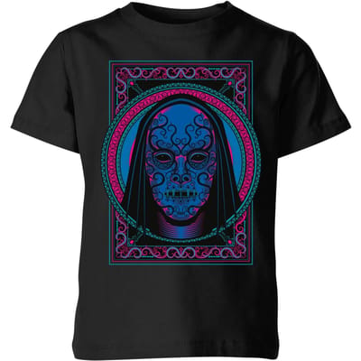 Harry Potter Death Mask kinder t-shirt - Zwart - 98/104 (3-4 jaar)