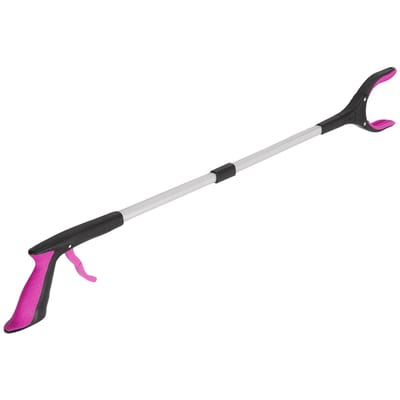 Opvouwbare Grijper Tool met Magnetische Tip Ergonomisch Handvat Afvalgrijper Handige Oppaktool Paars paars