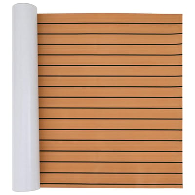 vidaXL - Bootmat - Bruin - en - zwart - 240 - x - 90 - cm - EVA