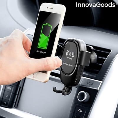 Accessoires Voiture,Support de téléphone portable avec chargeur sans fil pour voitures,Wolder InnovaGoods