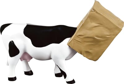Cow Parade Cow Hide (medium)