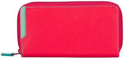 Mywalit Portemonnee RFID-bescherming Leer 20 cm - Dames - Horizontaal - lipstick