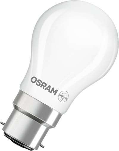 OSRAM LED lamp Superstar Plus P60 Filament 5,5W 927, 2700K warm wit, B22d, mat, 806 lm, Ra≥90, dimbaar