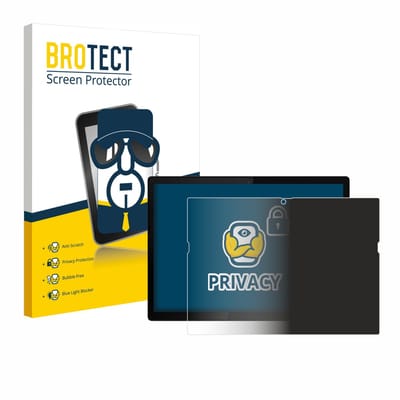 BROTECT - privacy screenprotector voor Lenovo ThinkPad X12 Detachable Gen 2 - Folie Beschermfolie Blauwlichtfilter