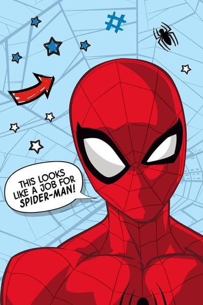 Spiderman Fleece plaid Job 100 x 150 cm