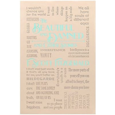 The Beautiful And Damned And Other Stories - Word Cloud Classics - F. Scott Fitzgerald