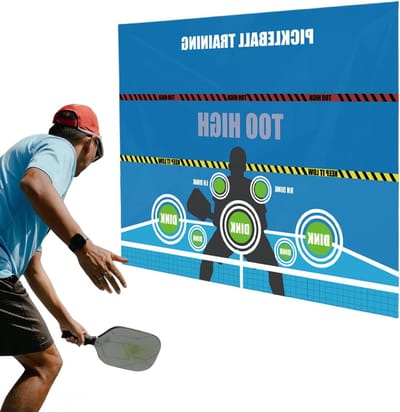 Pickleball Wandtrainer - Pickleball Rebounder - Pickleball Spel Verbeteren - Zonder Partner Trainen - 120 x 90 cm - Niet gespecificeerd