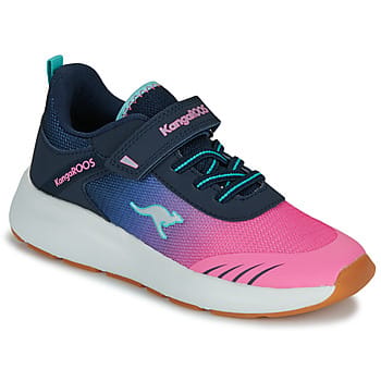KangaROOS KB-Rida EV sneaker kinderschoenen unisex 10171 000 4204 donkerblauw/roze