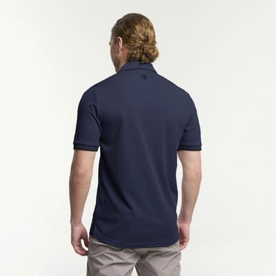 TENSON - txlite q-dry polo men - Polo korte mouw heren - Zwart
