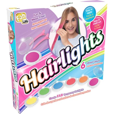 Goliath - Fablab Hairlights - Haar kleuren met haarkrijt - Kindervriendelijke Kleuren – Uitwasbaar – Vanaf 8 Jaar