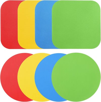 8 pcs - Jar Opener Gripper Pad voor het openen van potten - Rubberen grijpers - Ouderen - Zwakke handen - potten opener - Blikopener - Rubberen Potopeners - Dopopener- Pottenopener