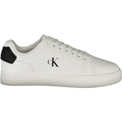 Calvin Klein Bianco Poliurethaan Heren Sneaker