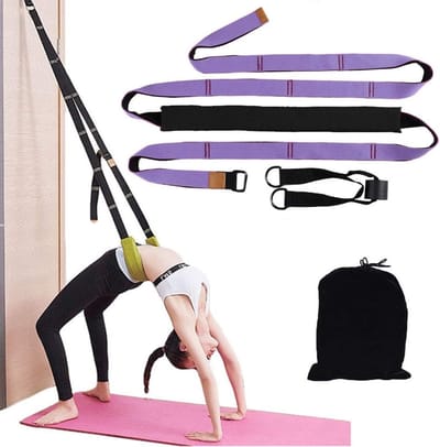 Verbeter je rug- en tailleflexibiliteit met een rekband voor thuis, ideaal voor ballet, yoga en gymnastiek