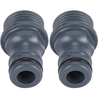 2 Stuks G1 2 Binnendraad Snelkoppeling Tuit Tuinslang Kraan Tuit Adapter Irrigatiegereedschap gray