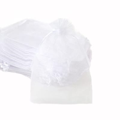 Dailygoods- Organza Zakjes 50 Stuks - Geschenktas - Trekkoord