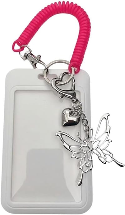 Fotokaarthouder - ID-kaarthouder - Kaarten Beschermen - Met Hanger - 11 x 6.8 cm - Wit