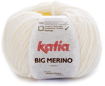 Katia Big Merino - 01 wit - Wol/Acryl Garen