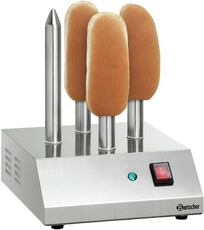 Hotdog-Spiestoaster met 4 Toasttangen - 190 W - 240x280x(H)310mm