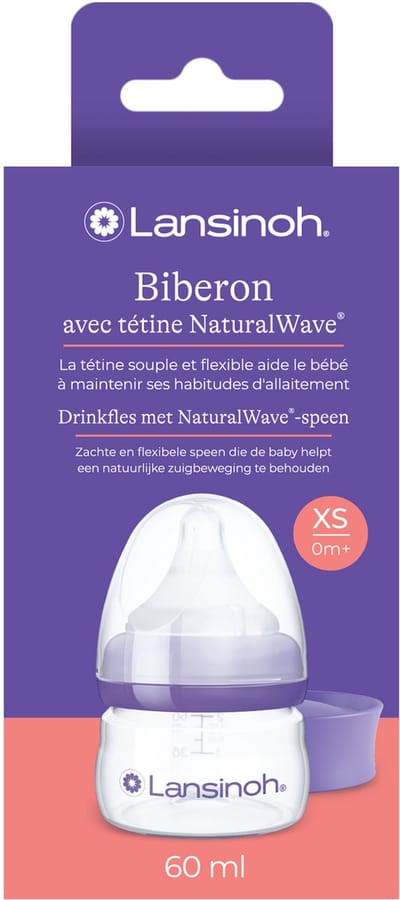 Lansinoh Fles met Natural Wave® Speen - 60 ml